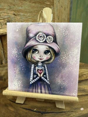 Płytka ceramiczna "Walentynka" 10*10 cm