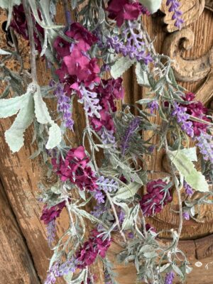 Girlanda z lawendy purpurowa