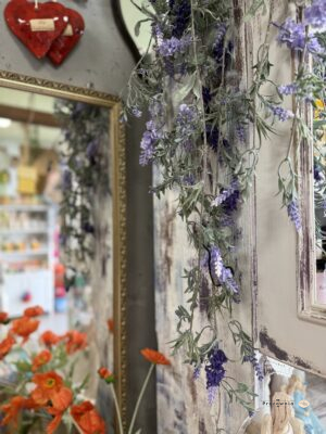 Girlanda z lawendy jasnofioletowa