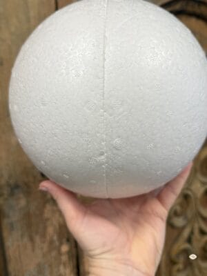 Bombka styropianowa 20 cm składana