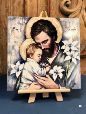 Płytka ceramiczna "Św. Józef"