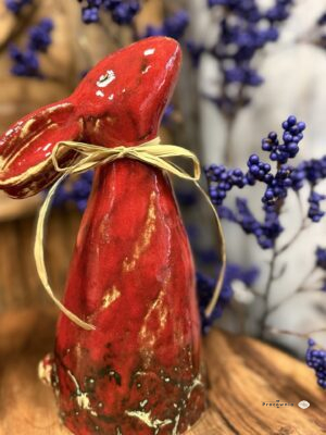 Zając Ptyś mały czerwony