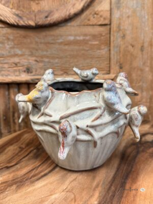 Wazon z ptaszkami mały