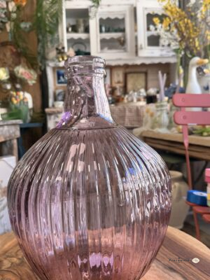 Wazon z recyklingowanego szkła przezroczysty przyd