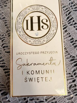 Czekolada Pamiątka Sakramentu I Komunii Św.