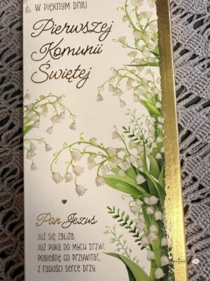 Czekolada W pięknym dniu Pierwszej Komunii