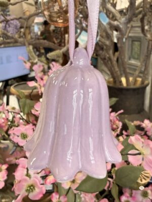 Dzwoneczek kwiat pastelowy lawendowy