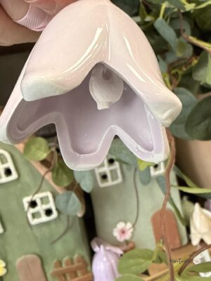 Dzwoneczek kwiat pastelowy fiolet