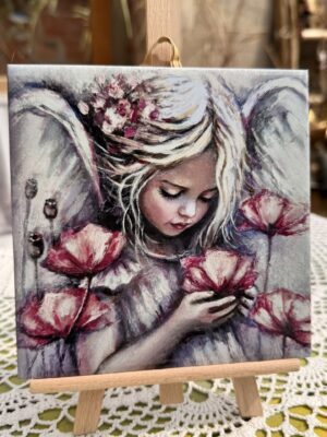 Płytka ceramiczna "Jak kwiat" 15*15 cm