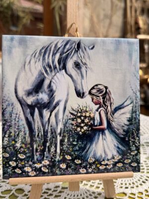 Płytka ceramiczna "Jesteś Cudem" 15*15 cm