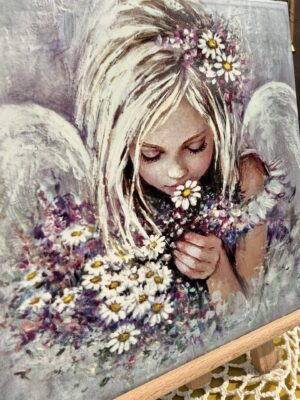 Płytka ceramiczna "Kiedy kochasz..." 15*15 cm