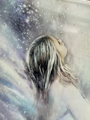 Płytka ceramiczna "W stronę nieba" 15*15cm