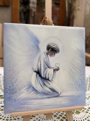 Płytka ceramiczna "W sercu" 15*15 cm