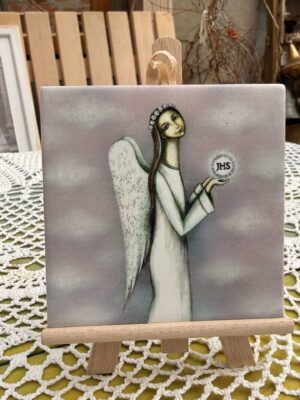 Płytka ceramiczna z okazji I Komunii Świętej