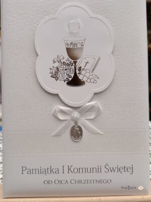 Pamiątka I Komunii Świętej od Ojca Chrzestnego