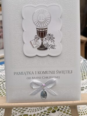 Pamiątka I Komunii Świętej od Matki Chrzestnej