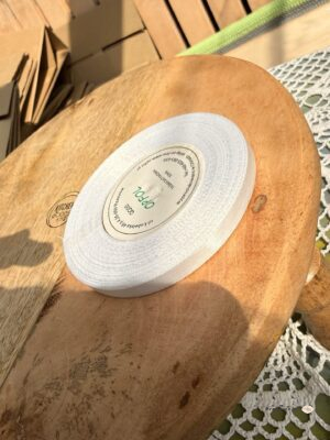 Wstążeczka satynowa biała