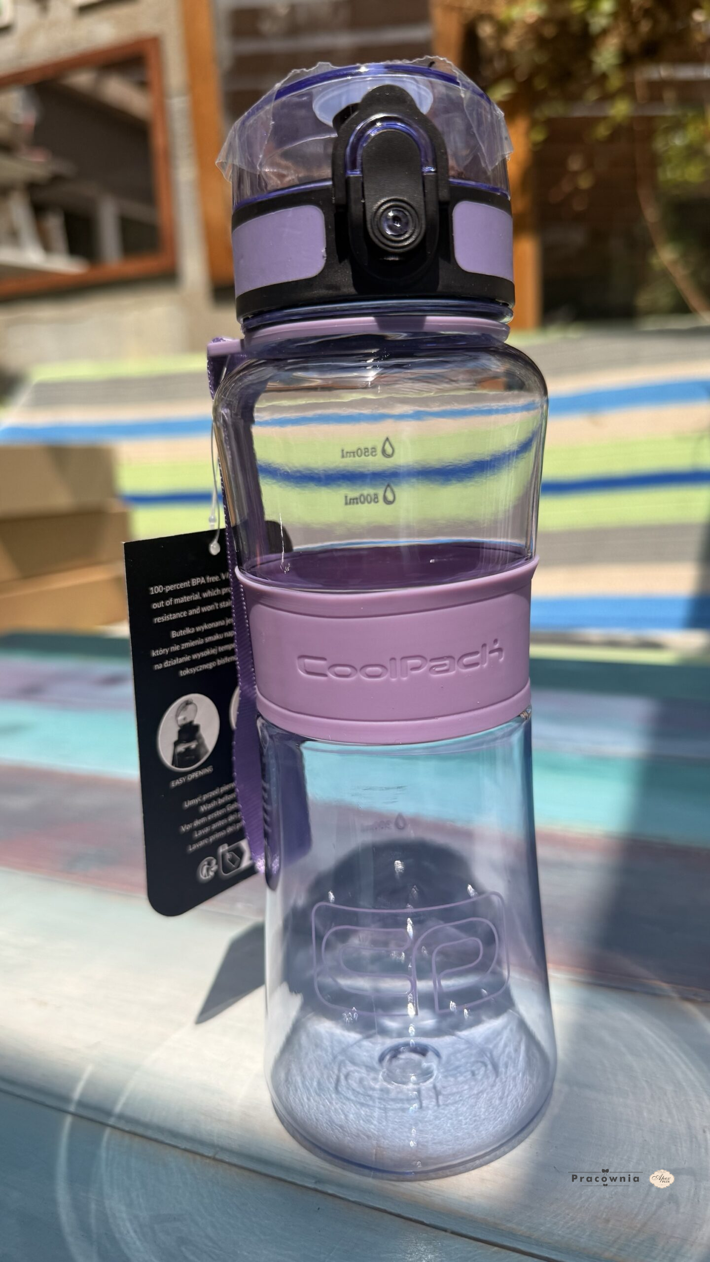 Bidon Tritanum 550 ml fioletowy