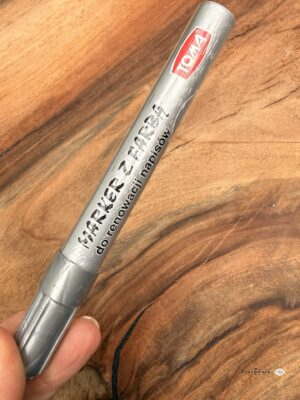 Marker do renowacji napisów srebrny – precyzyjny pisak renowacyjny 2.5MM SREBRNY TOMA