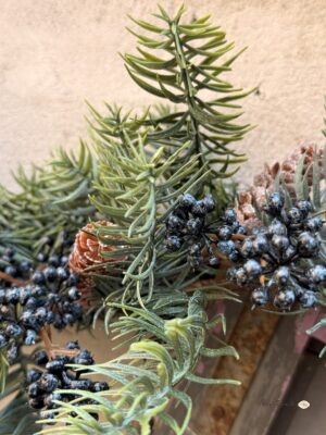 Girlanda Hedera Berry niebiesko-zielona