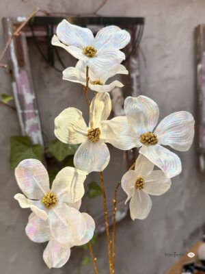 Kwiat Sparkly Cornus S biały