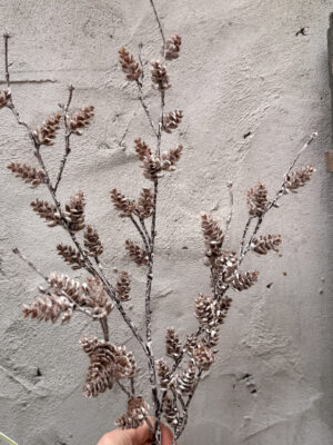 Gałązka dekoracyjna z szyszką – naturalny, dł. 20 cm x szer. 9 cm x wys. 72 cm-2 wzory do wyboru